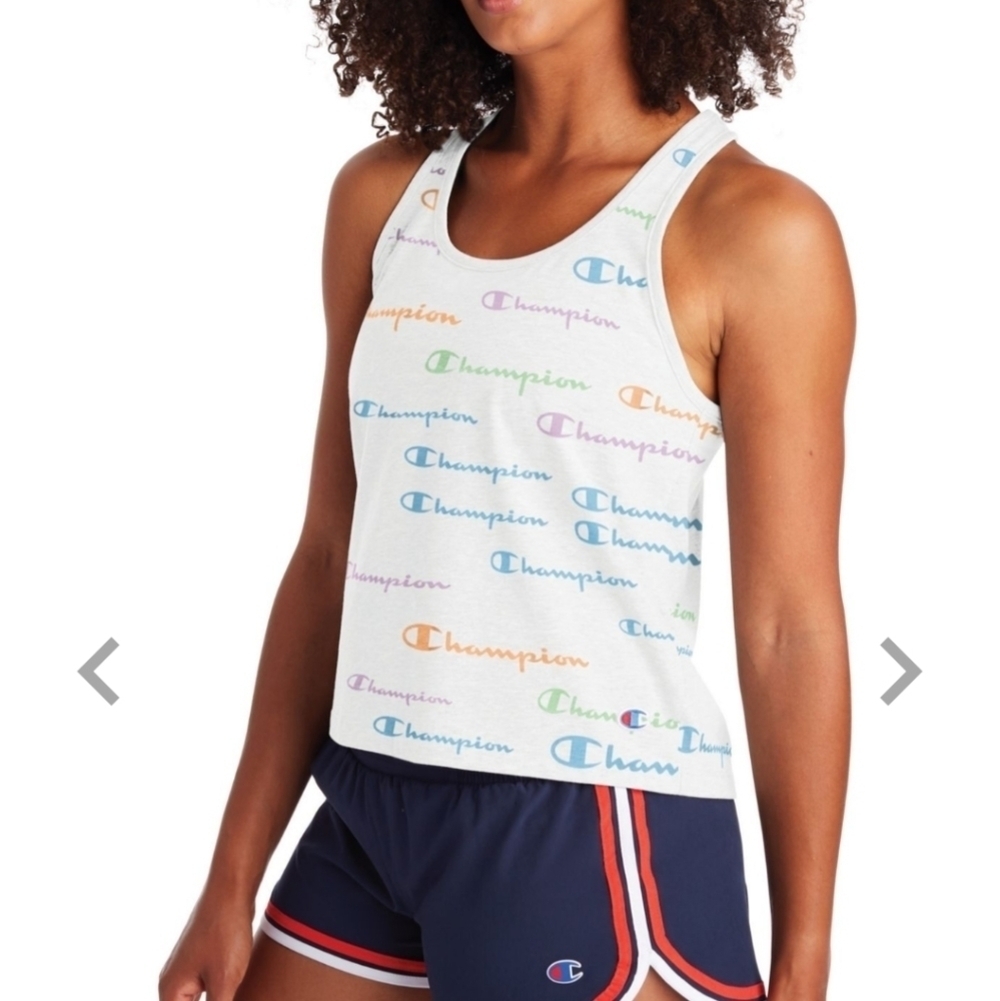CHAMPION Script Racerback Tank